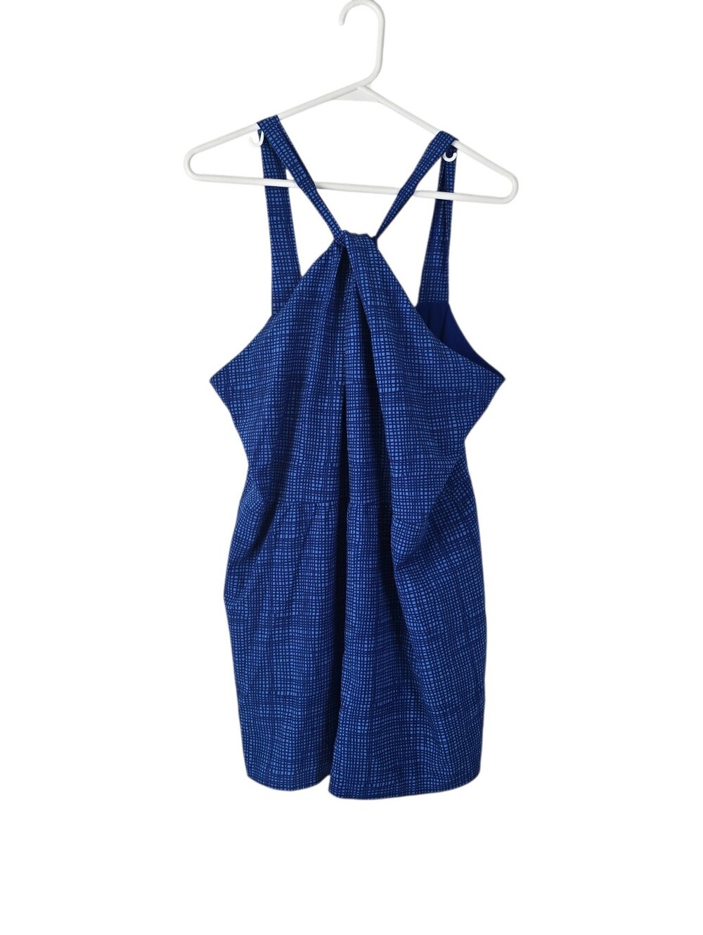 NWT Vineyard Vines Basketweave Halter Romper Jumpsuit Tide Blue 14 Resortwear